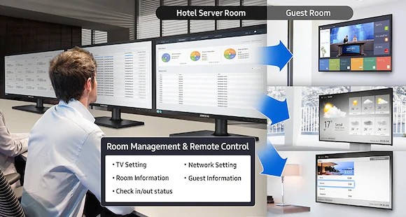 Samsung Hospitality TV Luxury HE890 Series 55 นิ้ว