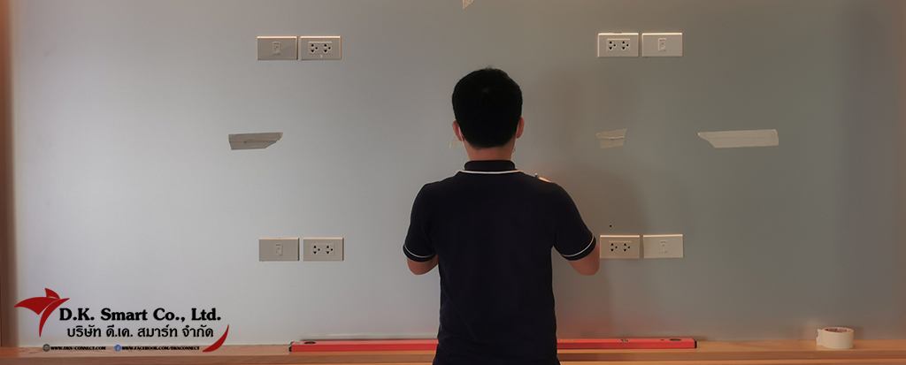 งานติดตั้งจอ Samsung Video Wall 2x2
