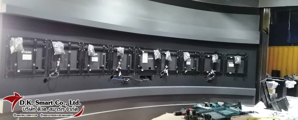 งานติดตั้ง Samsung Video Wall 55"