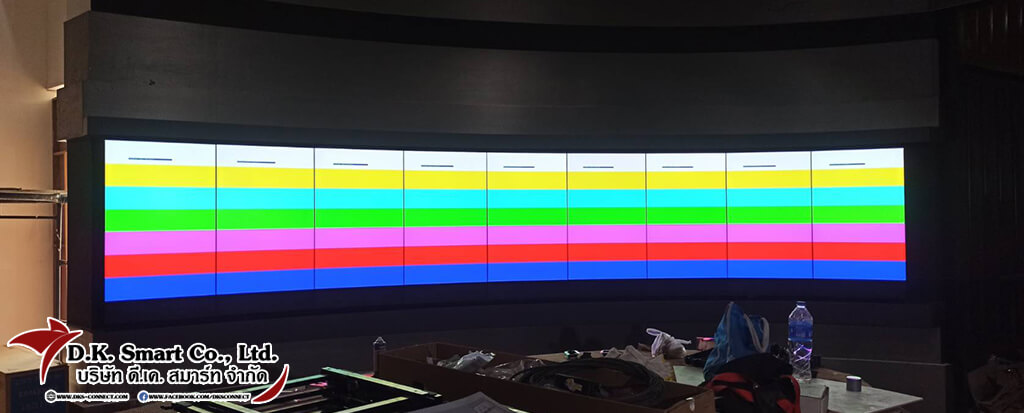 งานติดตั้ง Samsung Video Wall 55"